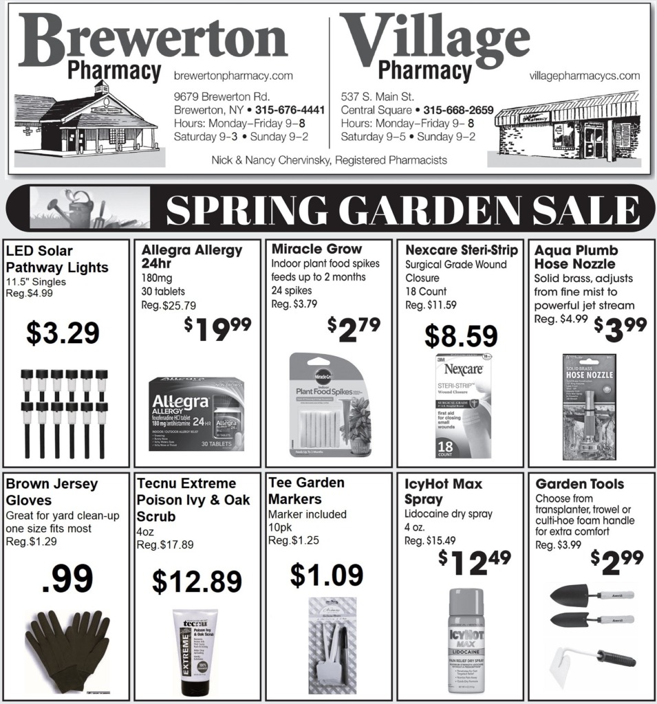 save $ with our spring garden sale this week