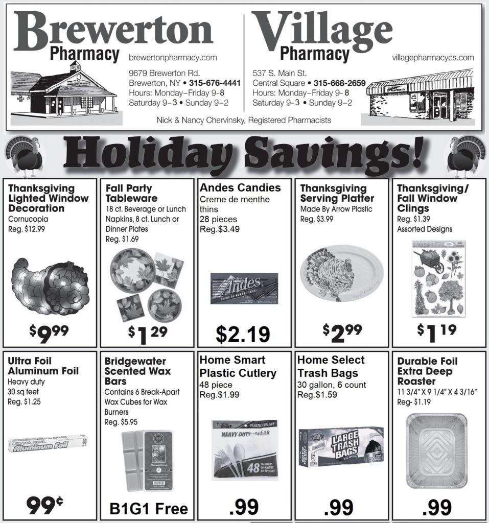 We've got some great holiday savings on the table this week