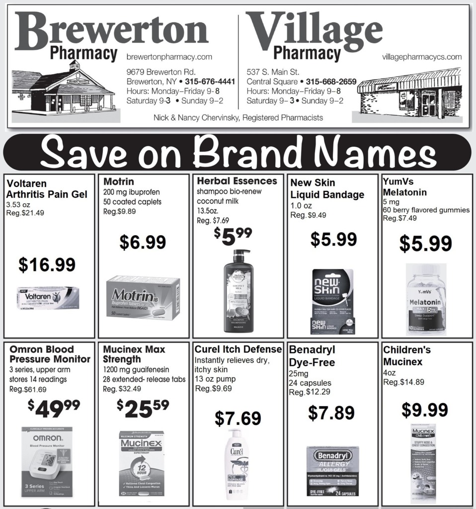 save on brand names this week